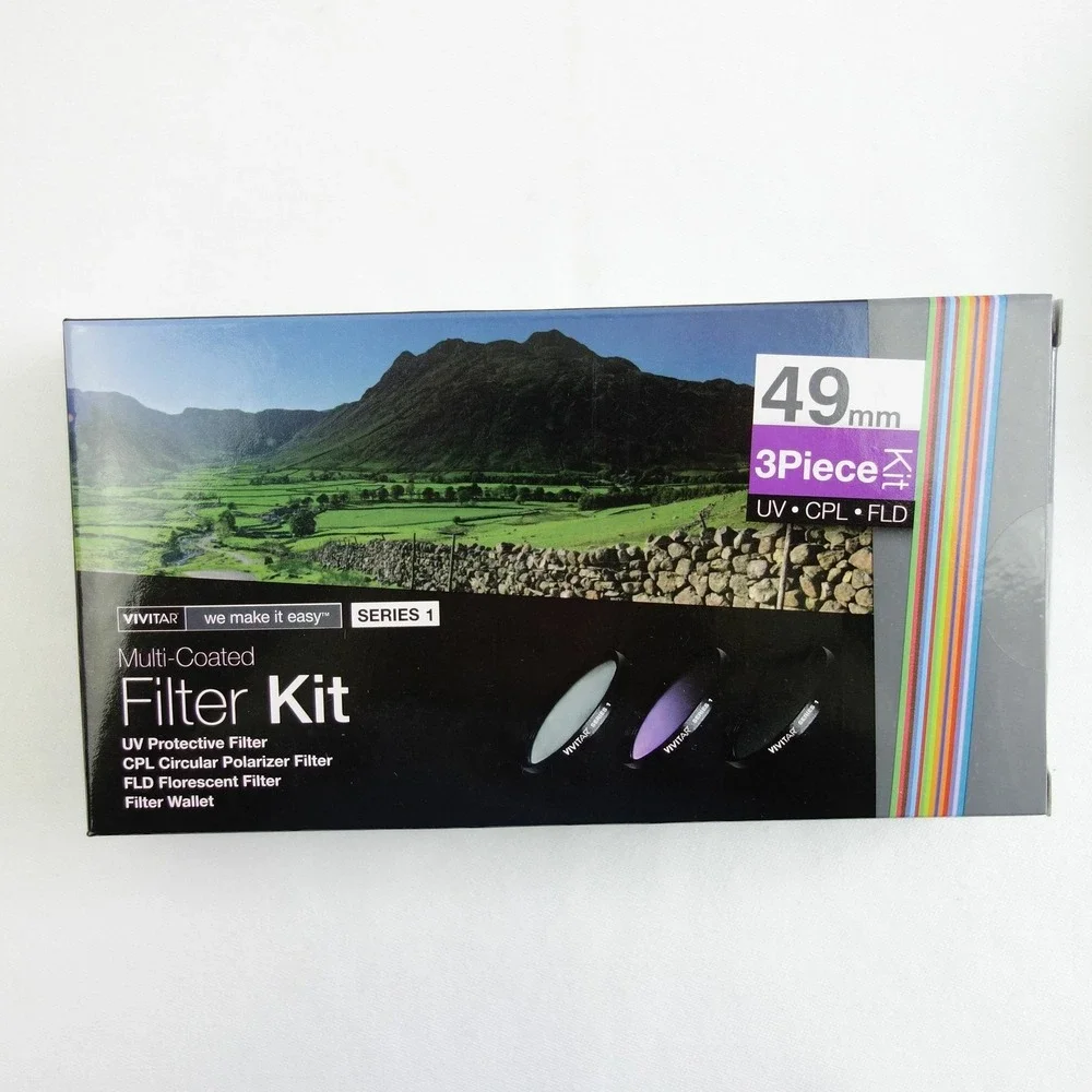 49mm‎ Camera Accessories Vivitar Filter Kit Auto Extension Tube Set Charger Lens